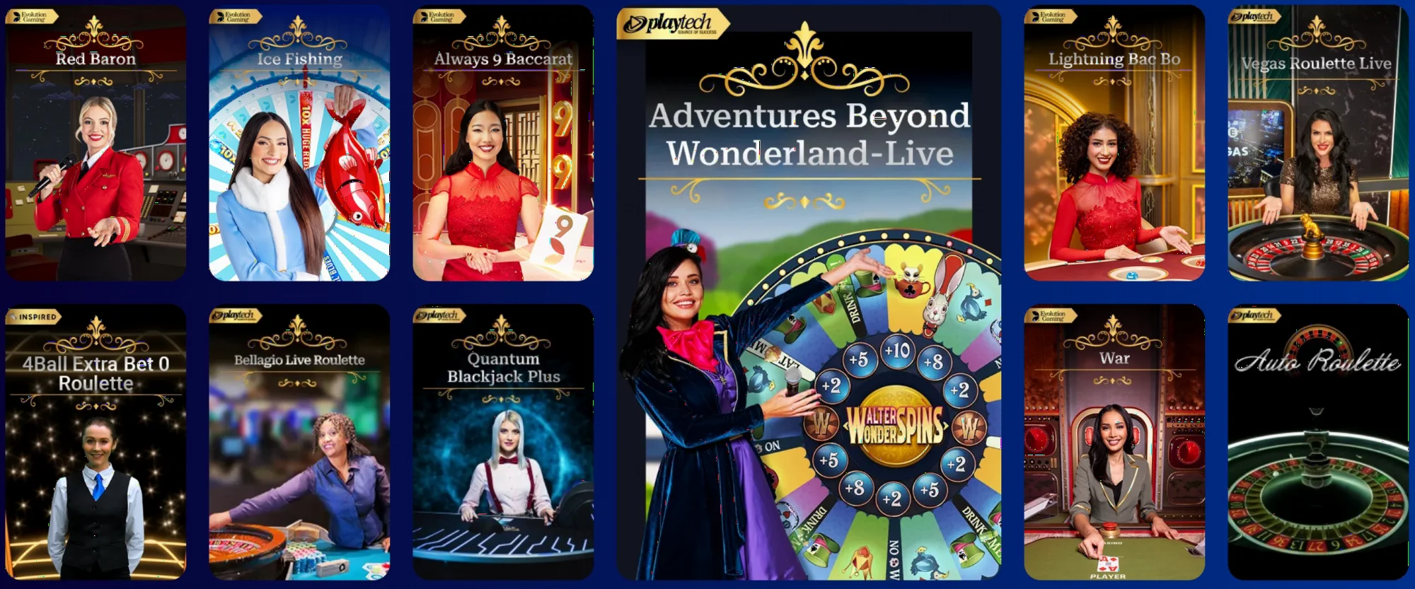 Live dealer gaming interface